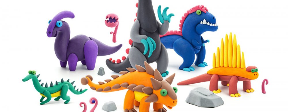 Hey Clay Mega Dinosaurs: idei pentru distracție creativă