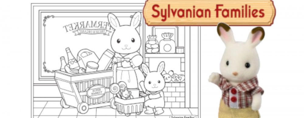 Planșe de colorat Sylvanian Families pentru copiii dumneavoastră